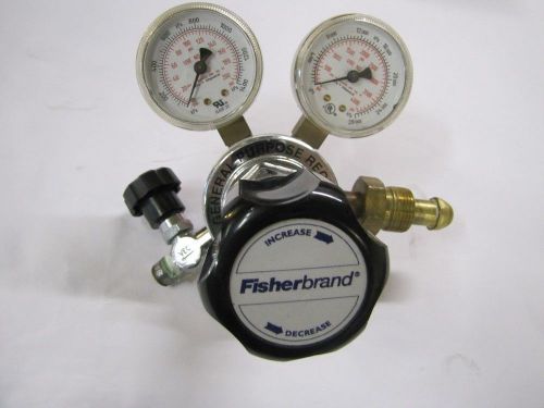 Regulator fisherbrand 10-572-1e brass general purpose pressure regulator cga-580 for sale