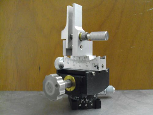 Melles griot rotary newport and supper goniometer fiber clamp ? for sale
