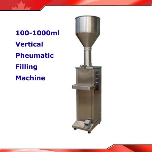 Paste Liquid Filling Machine 100-1000ml Vertical Pneumatic Cream Shampoo Honey
