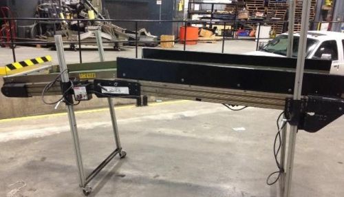 102&#034; tec motorized rubber belt conveyor on frame ~ models: no 24-3-5 &amp; no 2425d for sale