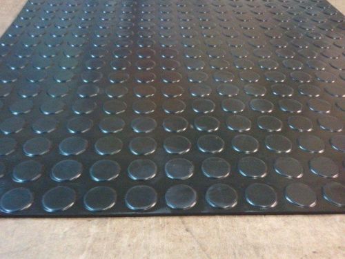 Coin rubber matting black for sale