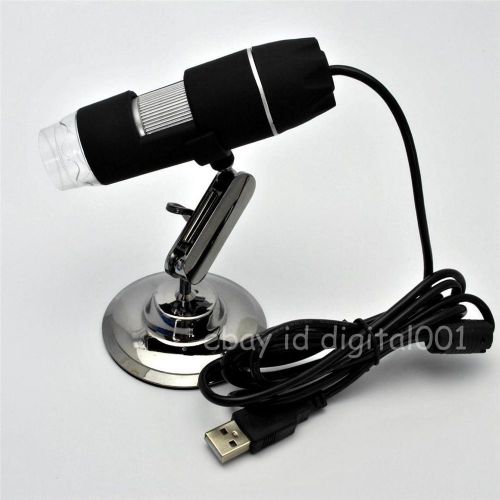 Digital Microscope USB Magnifier Portable Camera Loupe 500X zoom 8 LED Light