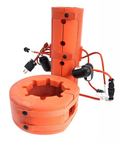 MKS 9640-1248 Vacuum Piping Heater Jacket Heating Unit 104W w/9640-1246 123W