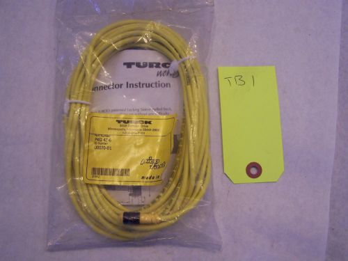 TURCK 4Z-6 PICO FAST ID NO.U0070-01 SNAP ON CONNECTOR CABLE UNUSED b04