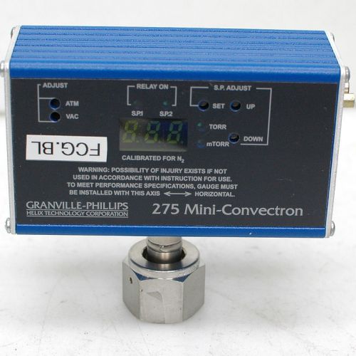 Granville-phillips 275 mini-convectron digital vacuum gauge 275906-eu 1/2&#034;vcr f for sale