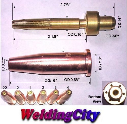 Propane/natural gas cutting tip gpn (#1) for victor oxyfuel torch (u.s. seller) for sale