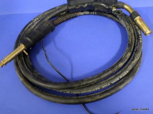 K &amp; K WELDING PRODUCTS 300 Amp CABLE AND WELDING GUN