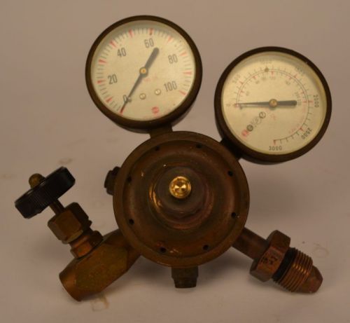 National gas style welding pressure regulator w/ gauges for sale