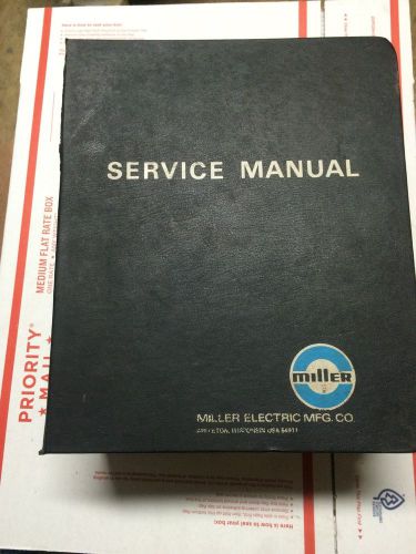 Vintage Genuine Miller Electric Service Manual Vol#2 Parts/diagrams