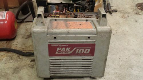 Thermal dynamics Pak Master 100 plasma cutter