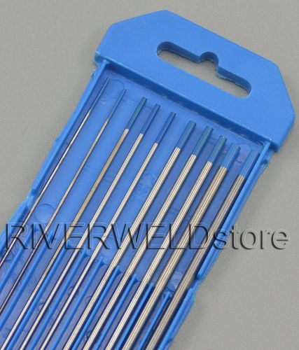 2% Lanthanated Sky Blue Tungsten Electrode Assorted Size 040-1/16-3/32-1/8&#034;,10PK