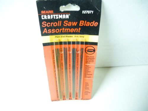 24 Total Craftsman 5 in. Scroll Saw Blades, assortment  No.27071