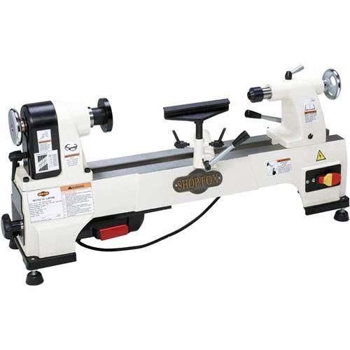 Shop fox benchtop wood lathe 10&#034; x 15.5&#034; 1/2 hp 6 speeds 480-4023 rpm w1752 new for sale