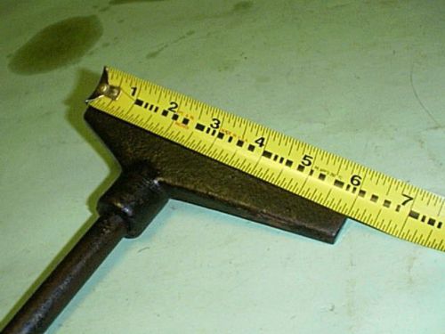 wood lathe tool post -6&#034; wide -5/8&#034; mounting shaft