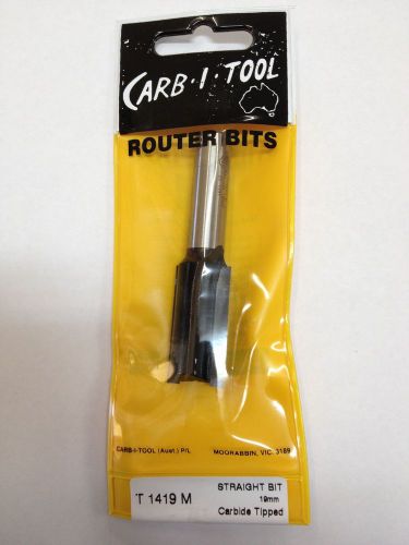 Carb-i-tool t 1419 m 19mm x  1/2 ” carbide tipped straight cut router bit for sale