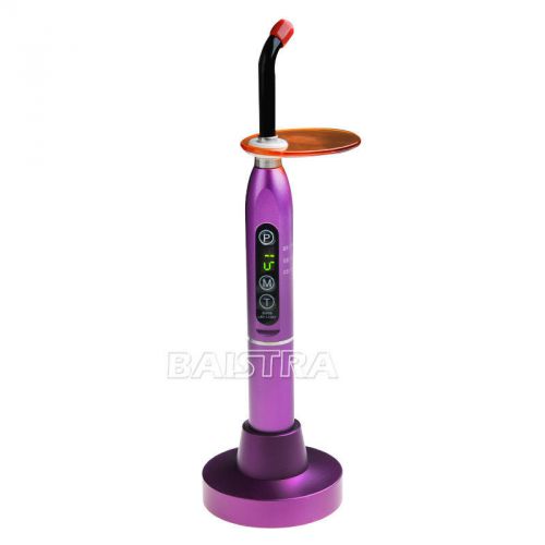 New Purple Dental Device Big Power LED Curing Light Colorful Metal Handle