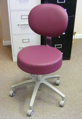 DCI DC5040 Mulberry Round Seat Adjustable Doctor Stool Doctor&#039;s Dental Chair