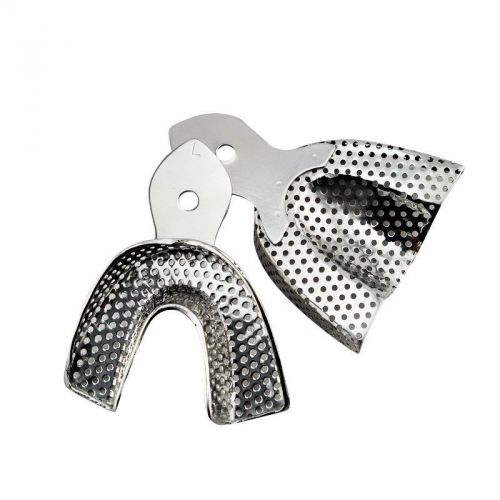 New 2pcs dental stainless steel anterior dental impression trays for sale