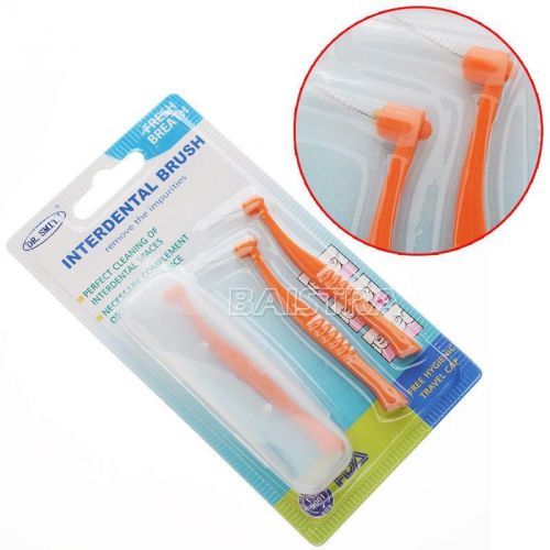 1 set dental orthodontic oral care interdental brush 3 pcs/pack free shipping for sale