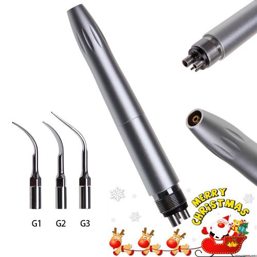 Dental Ultrasonic Air Scaler Handpiece Sonic Perio Hygienist 4H + Scaling Tips