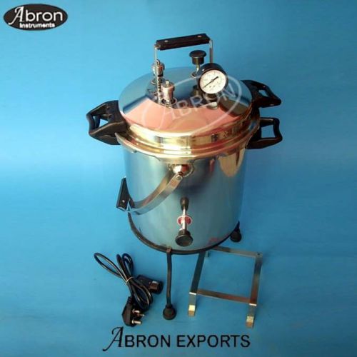 Autoclave electric 12” stainless steel by abron     CAP 22 liters  Sterilizers