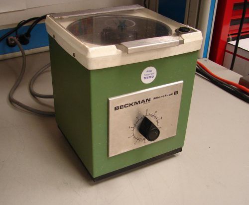 Beckman Microfuge B Benchtop Centrifuge 11,000 rpm