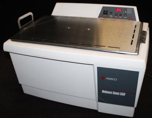 Amsco reliance sonic 550 ultrasonic cleaning equipment steris free shipping! for sale