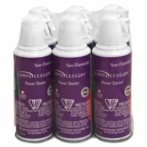Compucessory Power Duster Cleaner, Nonflammable, 10 oz. Can, 6/PK (CCS24310)