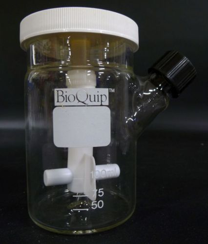 Bioquip spinner flask bioreactors 100ml lab glassware single sidearm for sale