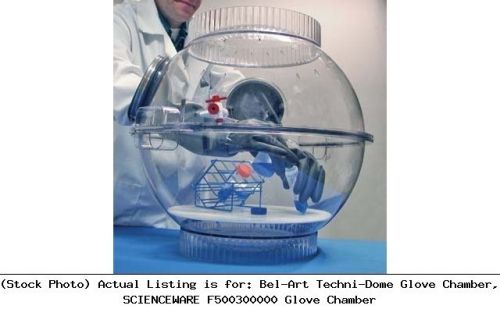 Bel-art techni-dome glove chamber, scienceware f500300000 glove chamber for sale