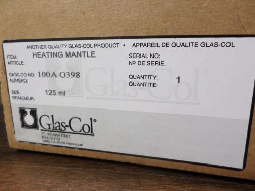 Glas-col 100a series o fabric hemispherical heating mantle 125ml flask 115v for sale