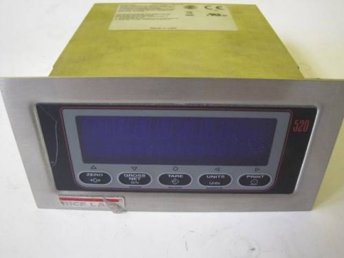Rice Lake Digital Weight Indicator 520-2A Panel Meter 68715:01 Used