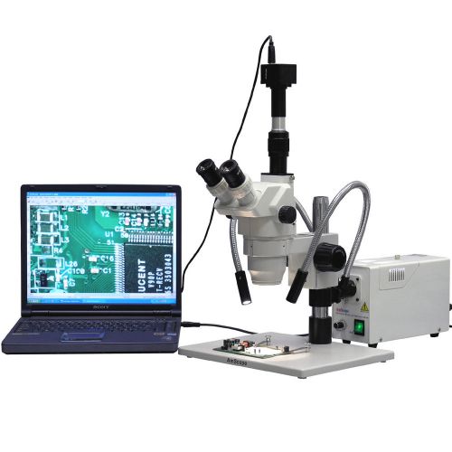 2X-225X XL-Stand Manufacturing Inspection Zoom Stereo Microscope + 8MP Camera