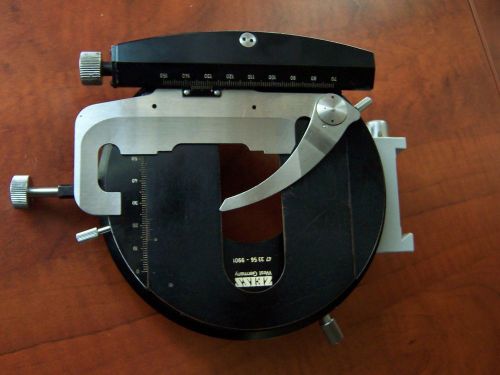 Carl Zeiss Polarizing Stage With Stage Holder Clamp.
