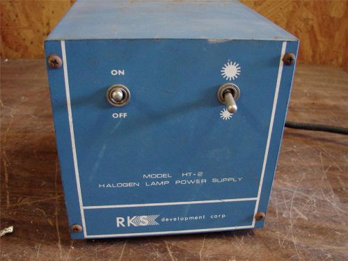 R K S, Development Halogen Lamp Power supply HT-2