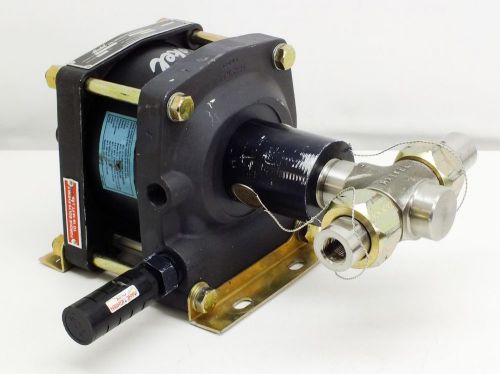 Haskel pneumatic / air driven 9800 psi liquid pump 60 1 ratio dsf-60 for sale