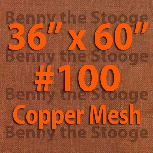  100% Copper 100 Mesh/150 Micron Kief / Pollen / Dry Sift Screen 36&#034;x60&#034; 