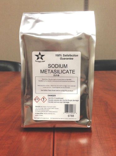 Sodium metasilicate 5 lb pack w/ free shipping! for sale