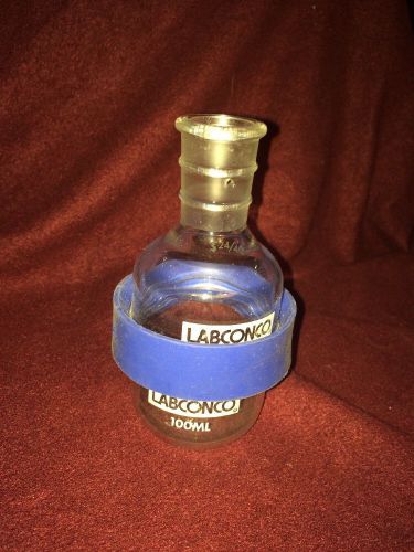 Labconco freeze dryer 1000 ml flask with 75594 ring glass top for sale