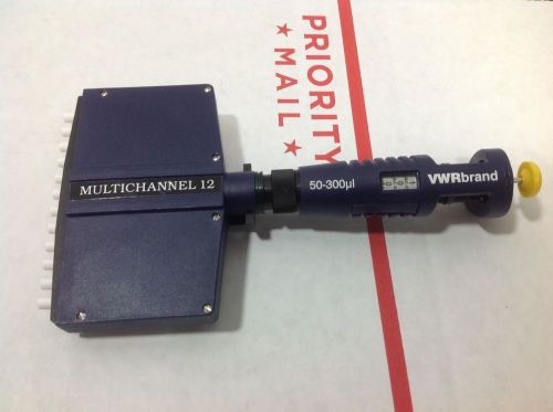 VWR Brand Multichannel 12, pipette 50-300 ul  12-channel pipettor