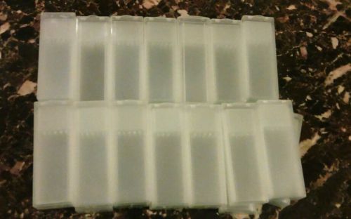 1440 globe scientific 1324 glass slides, 25 x 75mm, ground edge, frosted for sale