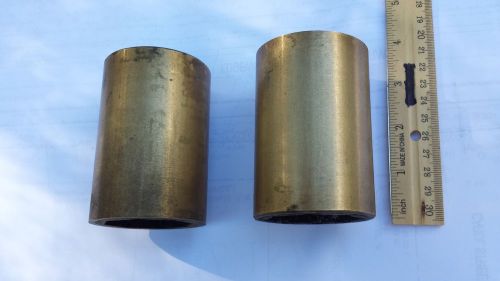 Cutless brass bearings 3 3/8&#034; long x 2 3/8&#034; O.D. x 1 11/16&#034; I.D.