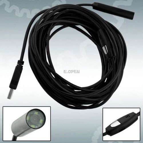 USB Borescope Endoscope 5M Waterproof Inspection Snake Tube Video Camera