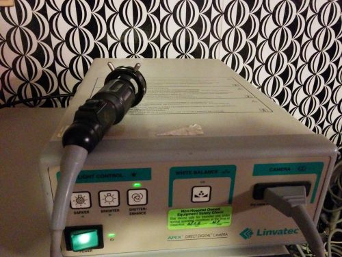 Linvatec C3110 Apex Camera Console and C3114 Autoclavable Camera Head
