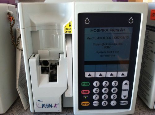 Abbott hospira plum a+ infusion pump with 11.6 software for sale