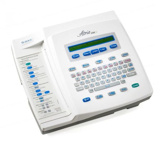 Burdick Atria 3000 Interpretive EKG Machine /  6 month warranty