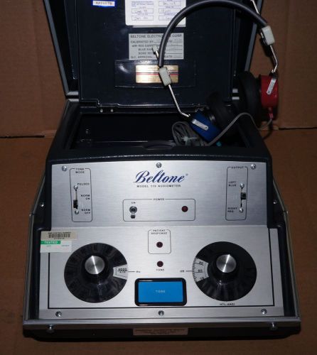 Beautiful beltone 119 portable air only audiometer for sale