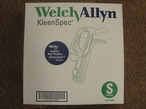 New Welch Allyn Kleenspec Vaginal Speculum 24/bx #59000 Small 590 Series
