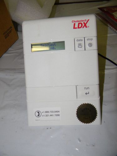 Cholestech ldx analyzer w manuals, optics check cassette, cables, skgg printer for sale