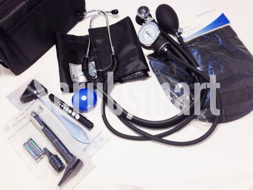 9 Piece Nurse Student Kit 2 Sprague Rappaport Stethoscope BP Set more NK-02 Gift
